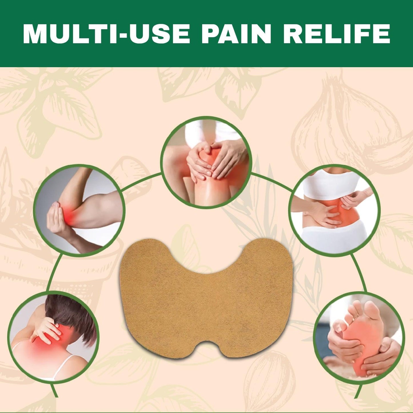 Knee Pain Relief Patch - FitMe 180 PCS Knee Pain Relief Patches Wormwood Sticker Neck Waist Joint Ache Pads