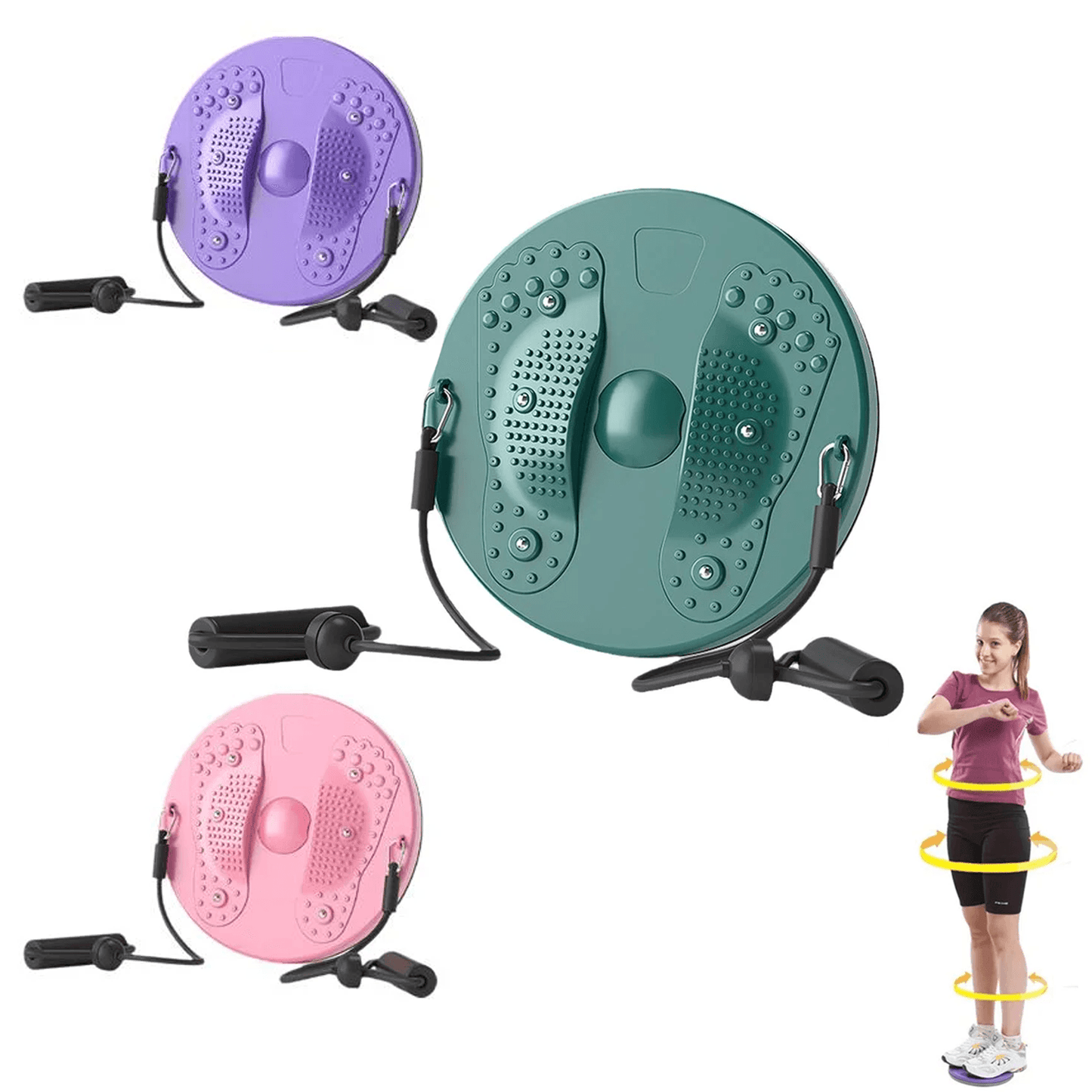 Waist Twisting Disc - Twist Board Foot Massage Home Fitness Exercise Equipment