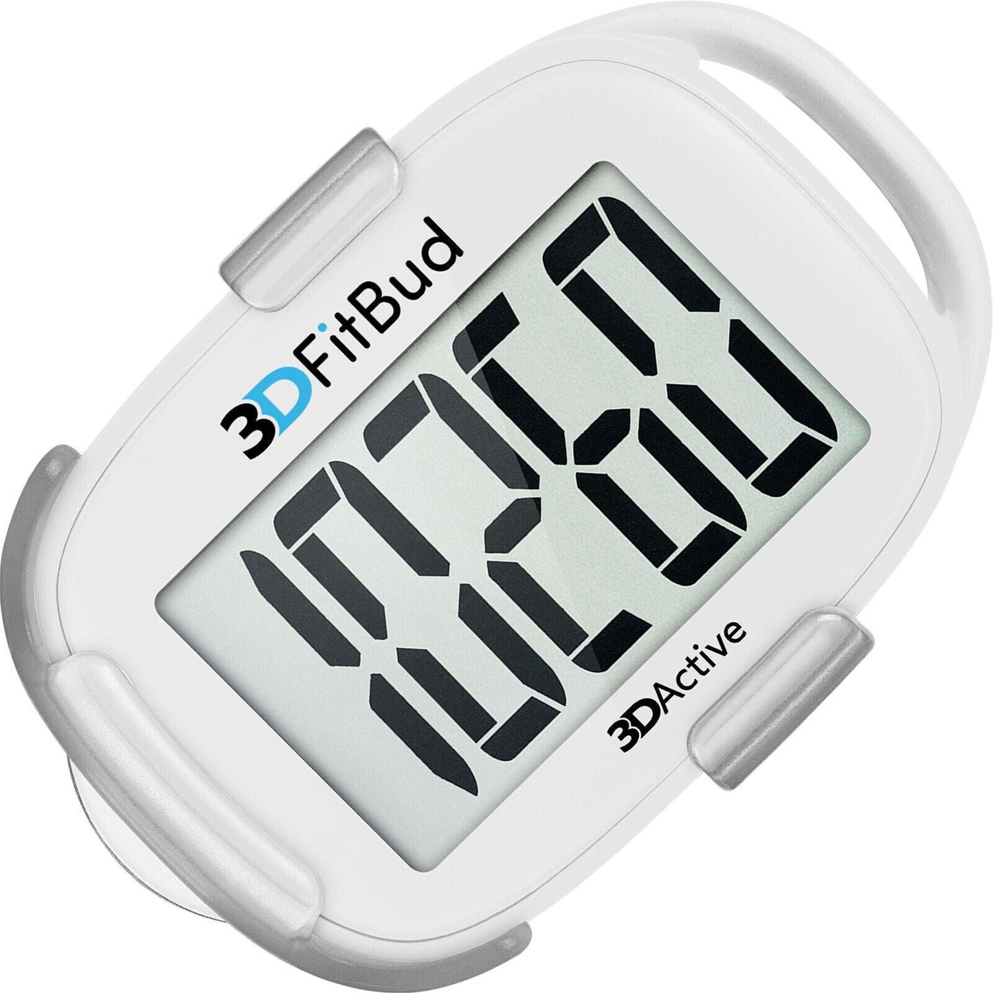 Simple Step Counter - 3D Pedometer with Clip and Lanyard A420S