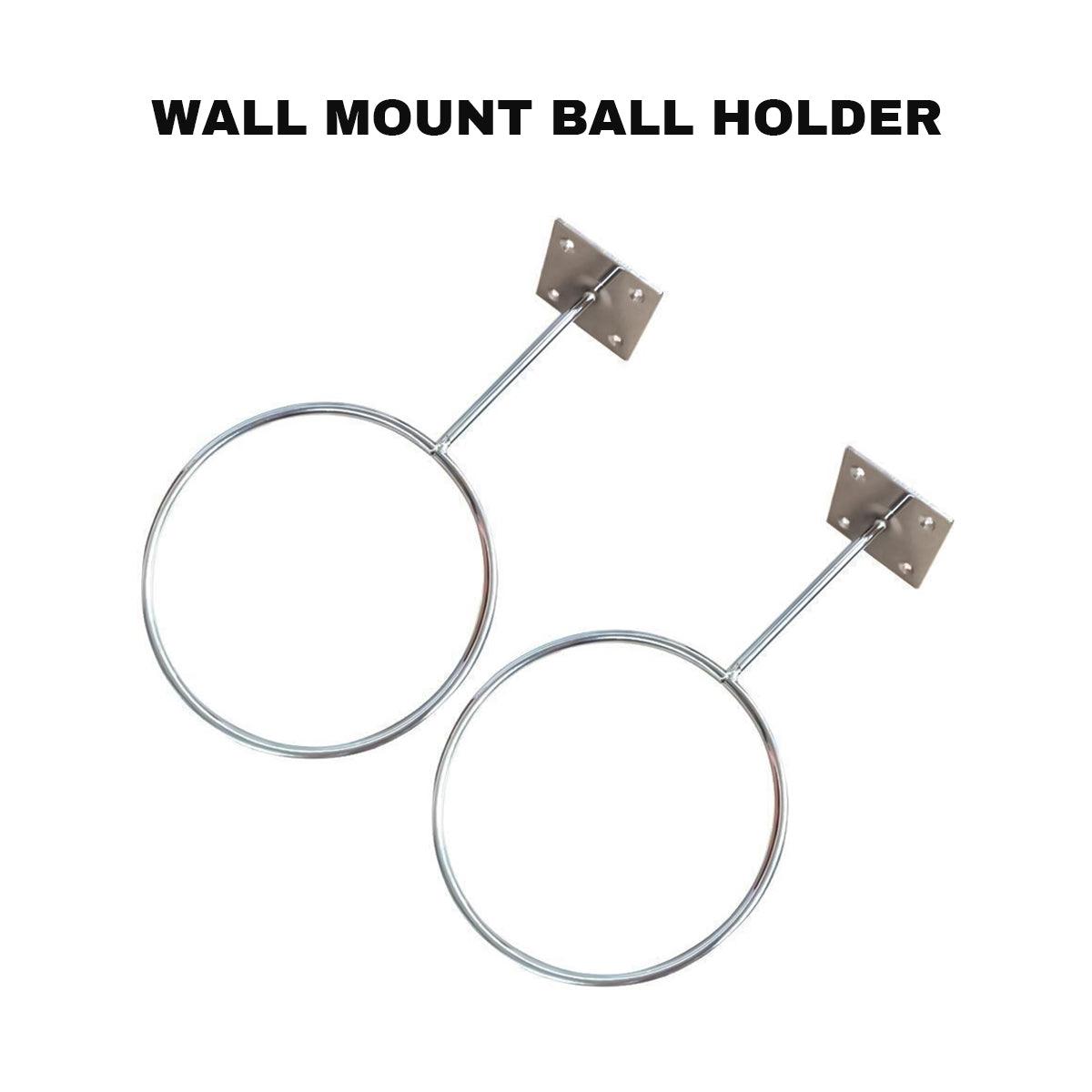 Ball Holder for Wall - 4X Wall Mount Ball Holder Football Storage Rack Basketball Display Sport