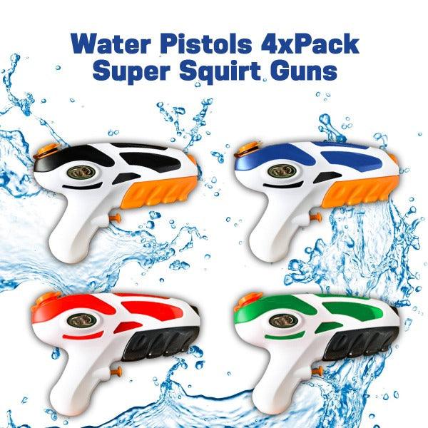 Most Powerful Water Gun UK - FOSUBOO Water Guns, 4 Pack Water Pistols for Kids
