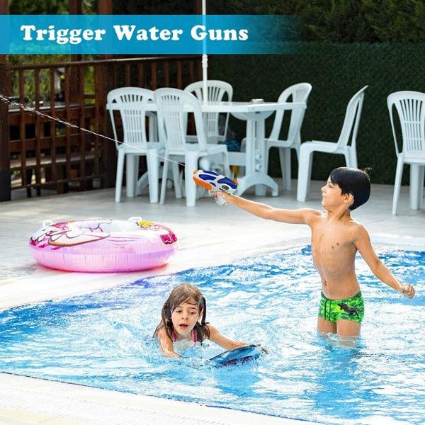 Most Powerful Water Gun UK - FOSUBOO Water Guns, 4 Pack Water Pistols for Kids