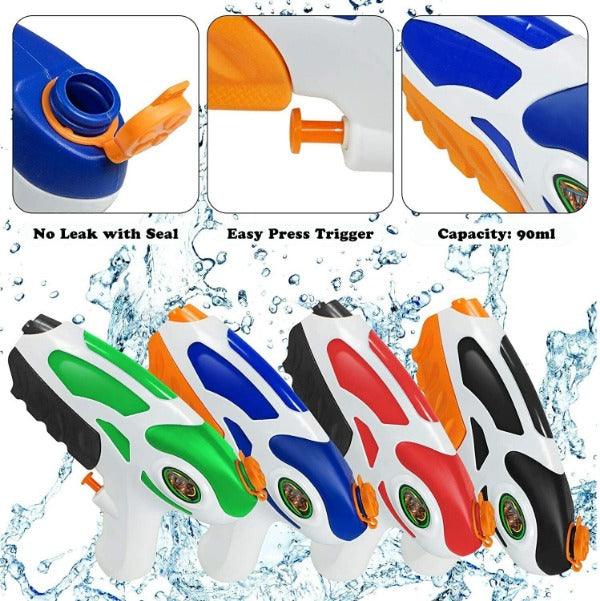 Most Powerful Water Gun UK - FOSUBOO Water Guns, 4 Pack Water Pistols for Kids