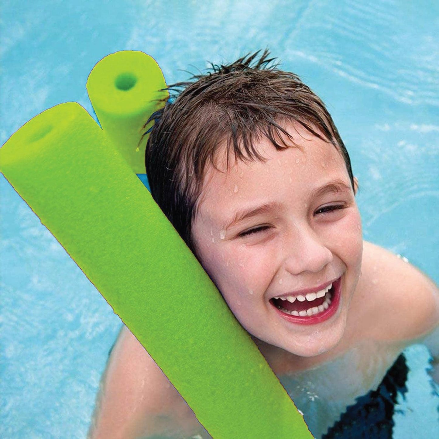 Foam Swimming Pool Noodle - 3x Swimming Pool Noodle Stick Water Float Aid Strip Blue or Red