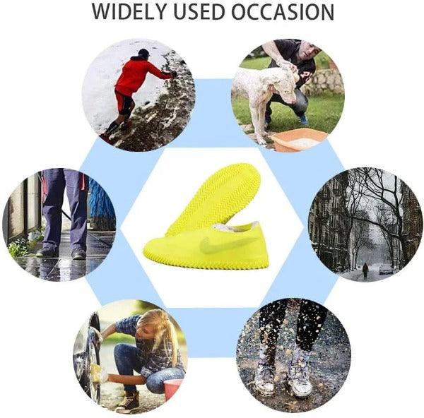 Silicone Shoe Cover - Resistant Silicone Overshoes Rain Waterproof Shoe Covers Boot Cover Protector