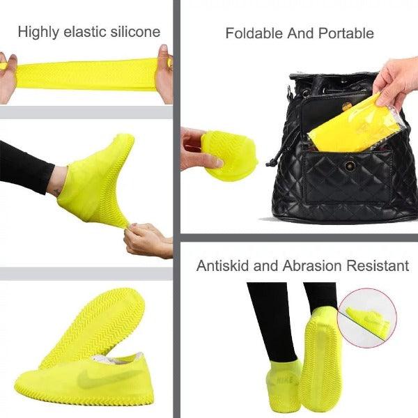 Silicone Shoe Cover - Resistant Silicone Overshoes Rain Waterproof Shoe Covers Boot Cover Protector