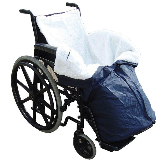 Waterproof Wheelchair Blanket - Mobility Scooter Cover Full Weather Protection Navy Cosy Aidapt