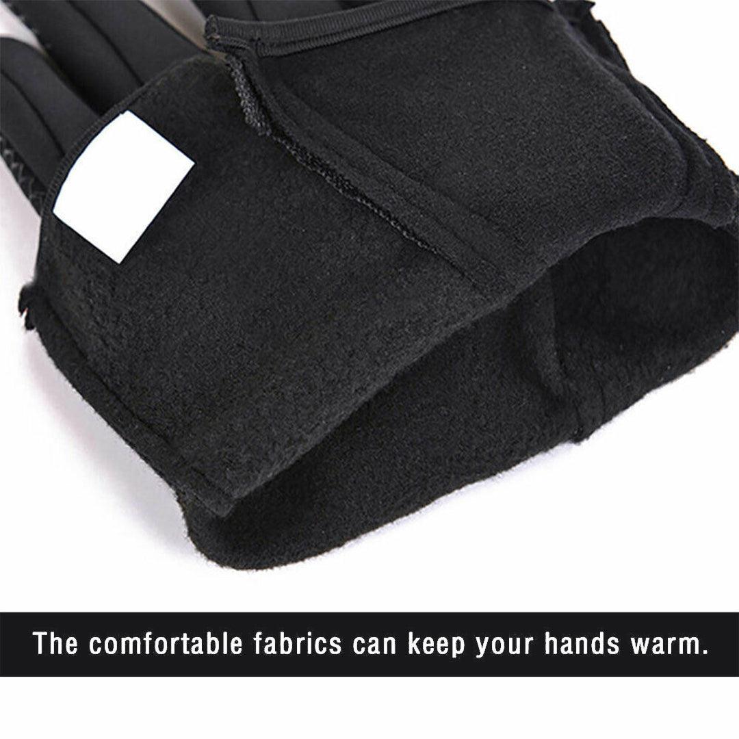 Thermal Waterproof Gloves - Winter Warm Windproof Fleece Lined Thermal Touch Screen Gloves