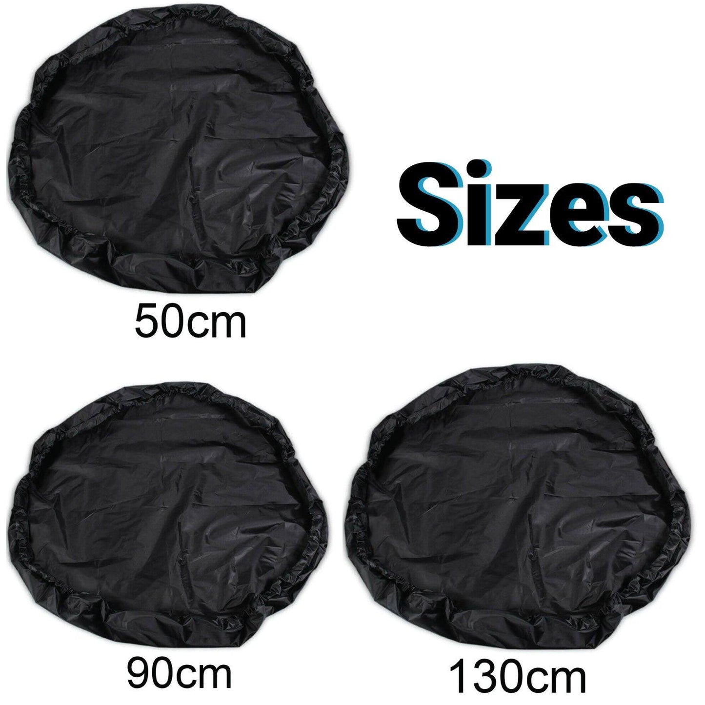 Wetsuit Changing Mat - Waterproof Portable Surf Diving Beach Changing Mat, Open Water Accessory, Black