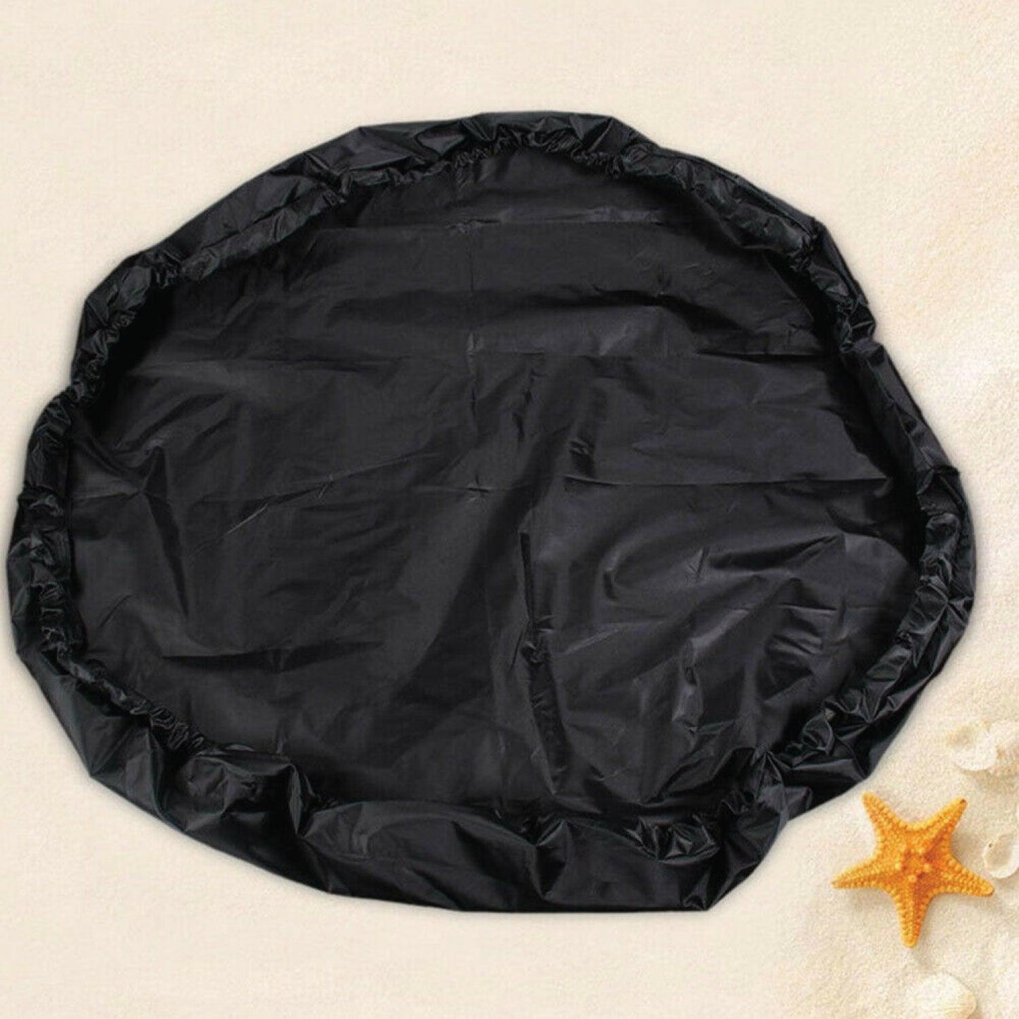 Wetsuit Changing Mat - Waterproof Portable Surf Diving Beach Changing Mat, Open Water Accessory, Black