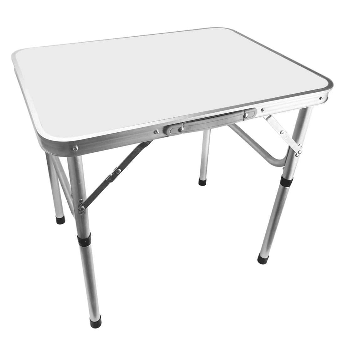 Aluminium Foldable Camping Table - Portable Outdoor Picnic & BBQ Table with Carry Handle