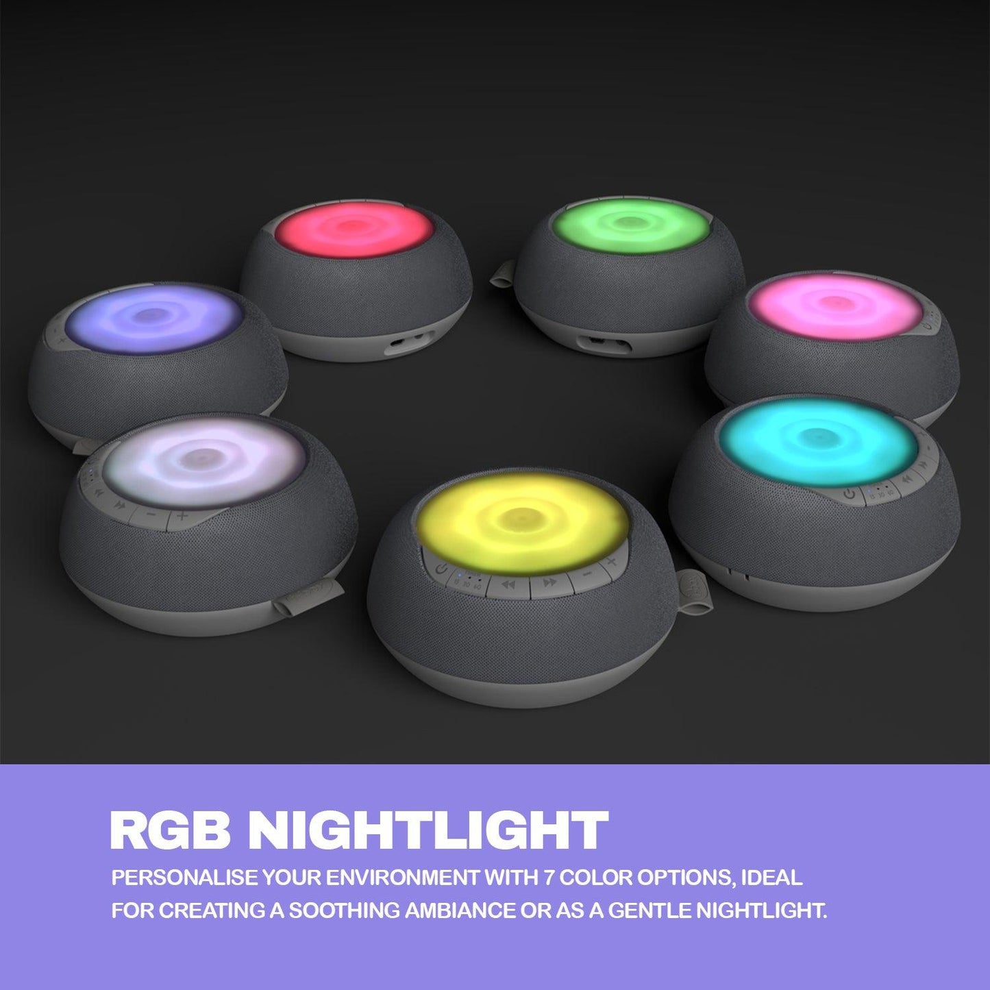 Sound Machines for Sleeping - Calming Sleep Aid White Noise Therapy Sound Machine