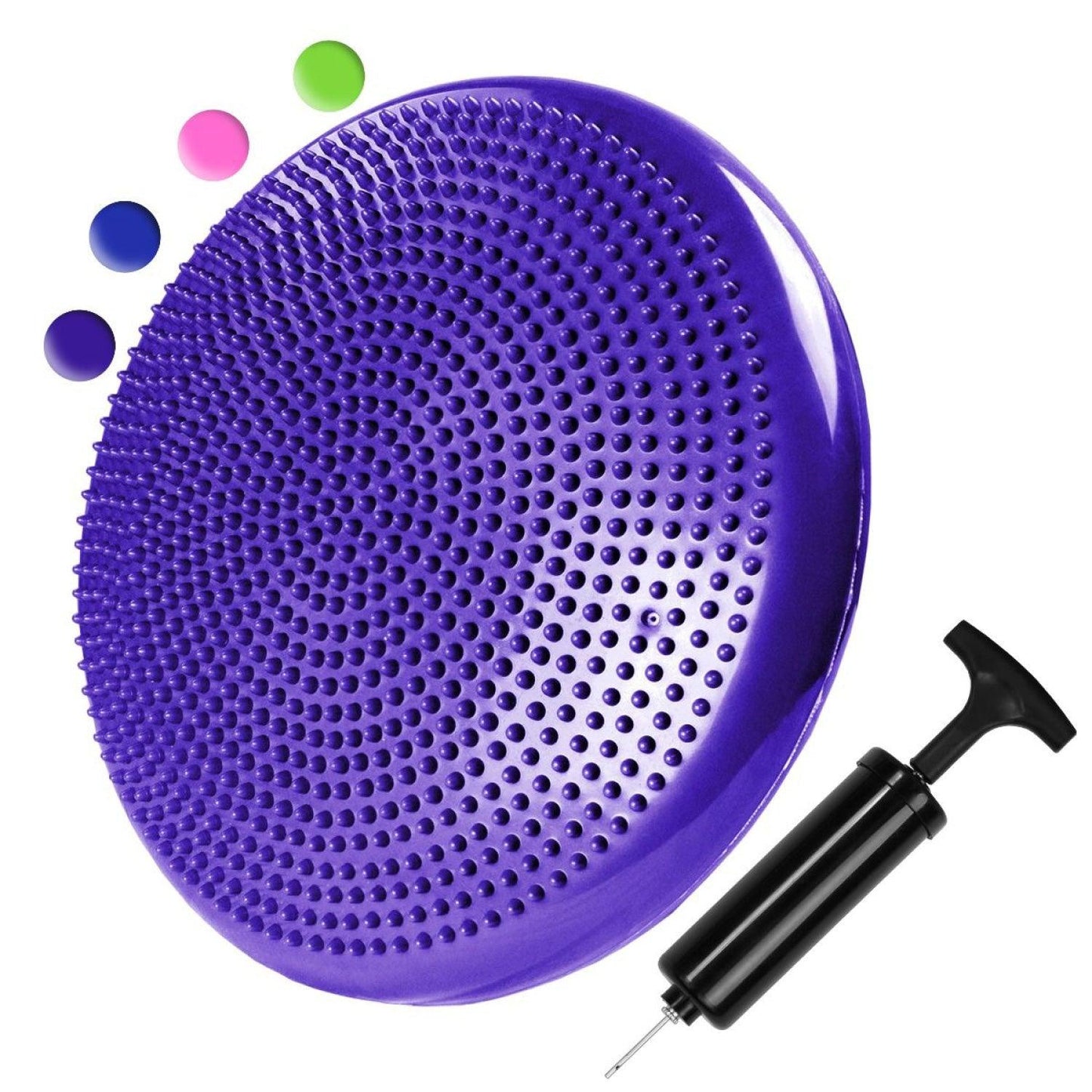 Wobble Cushion Sensory - Wobble Cushion Balance Disc Inflatable Balance Cushion Core Strength for Fitness