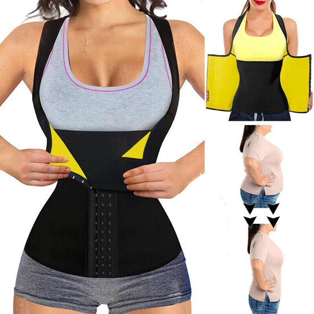Corset for Belly Fat - Women Neoprene Sauna Sweat Waist Trainer Vest Body Shaper Weight Loss Gym Corset