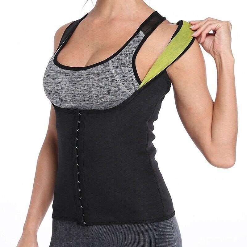 Corset for Belly Fat - Women Neoprene Sauna Sweat Waist Trainer Vest Body Shaper Weight Loss Gym Corset