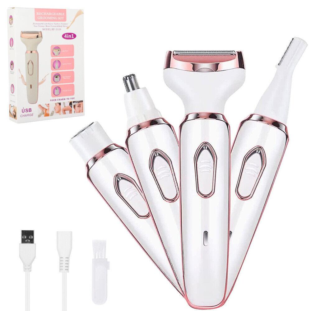Ladies Shavers UK - Cordless Electric Lady Shaver Women Epilator Painless Razor Face Bikini Trimmer