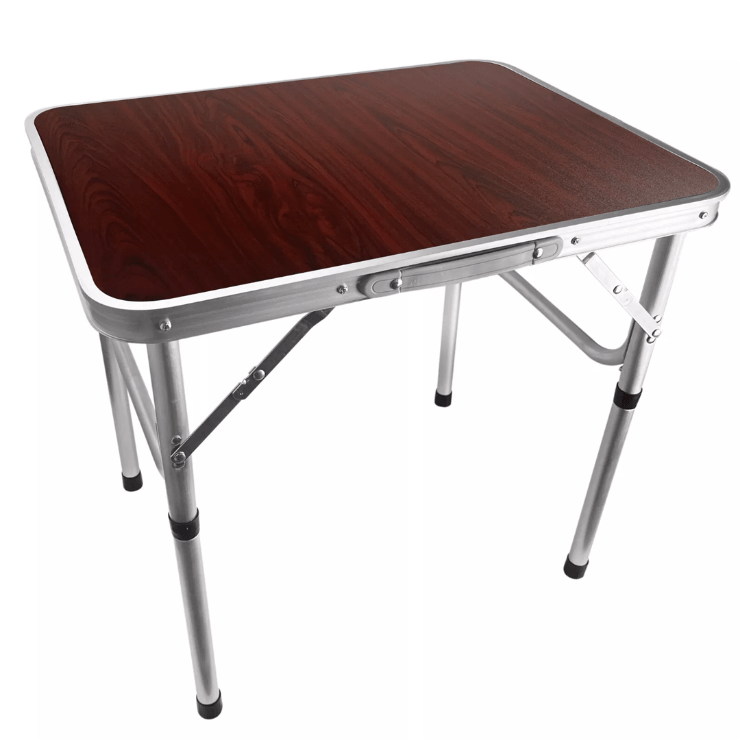 Aluminium Foldable Camping Table - Portable Outdoor Picnic & BBQ Table with Carry Handle