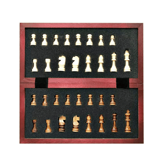 Wooden Chess Set Board Wood Chess Pieces - Portable Chessboard, Wood Board Chess Set