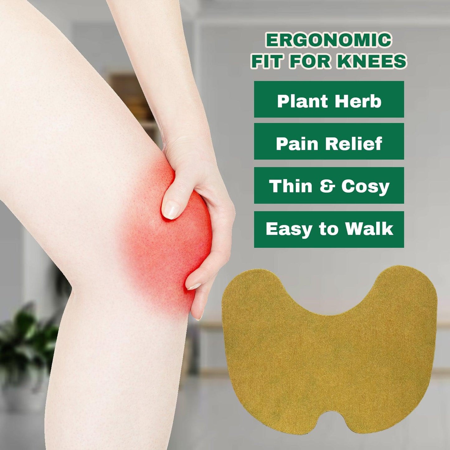 Knee Pain Relief Patch - FitMe 180 PCS Knee Pain Relief Patches Wormwood Sticker Neck Waist Joint Ache Pads