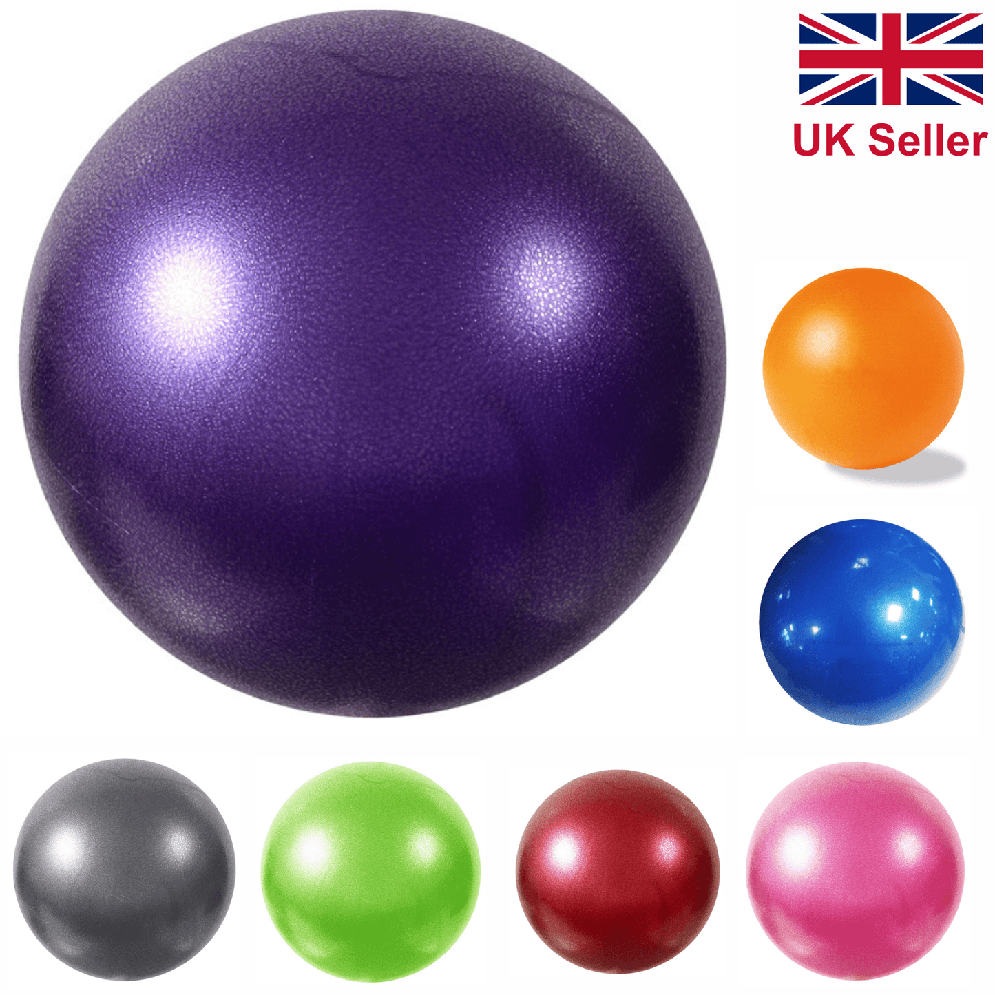 Gym Balls for Pregnancy - 25cm Yoga Ball Pilates Balls Fitness Anti Burst Balance Pregnancy Exercise Balls