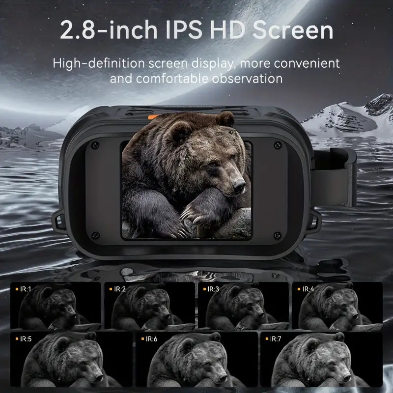 Night Vision Binoculars – Digital IR + LCD Screen