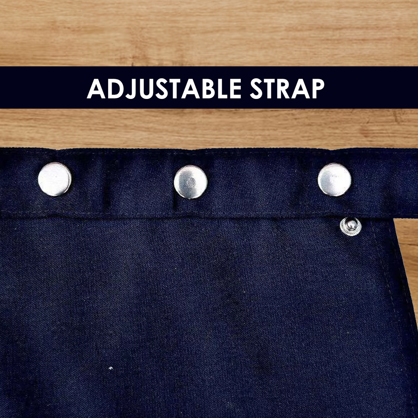 Denim Chef Apron - Canvas Pockets Apron for Kitchen Cooking BBQ Crafts Baking