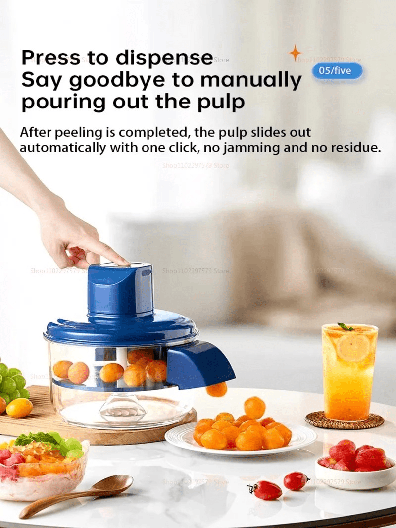 Automatic Electric Fruit and Grape Peeler Machine