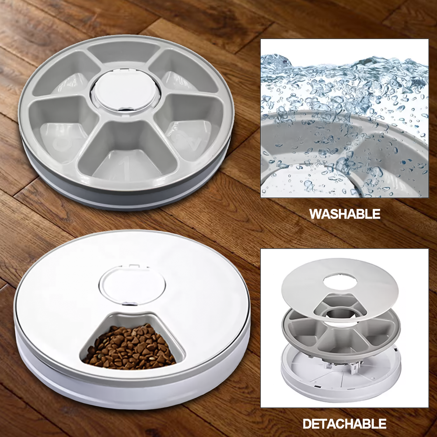 Timed Pet Feeder – Automatic & Scheduled Meal Dispenser for Healthy Pet Feeding