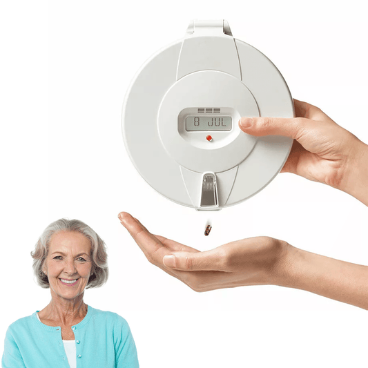 Automatic Pill Dispenser - Medication Pill Dispenser With 28 Sections Advanced Technology
