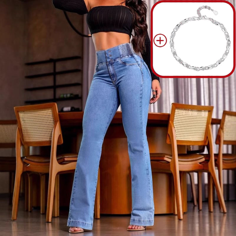 🎁2026 New Arrivals 50% OFF👖Stretch Flare Jeans With A High Waist