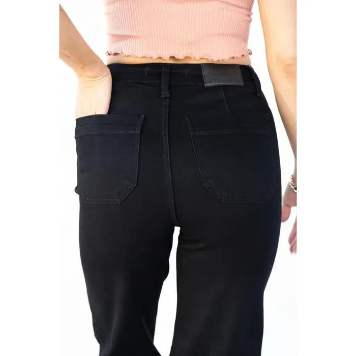🔥Last Day Sale 50%🔥Speechless High Rise Straight Jeans（Perfect for ALL seasons!）