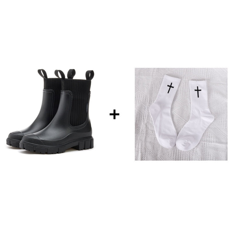 Waterproof Non-Slip Thick Sole Mid-Calf Boots