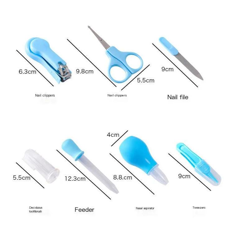 Newborn Grooming Kit - 13Pcs Multi-purpose Baby Nail Hair Health Care Grooming Brush Set