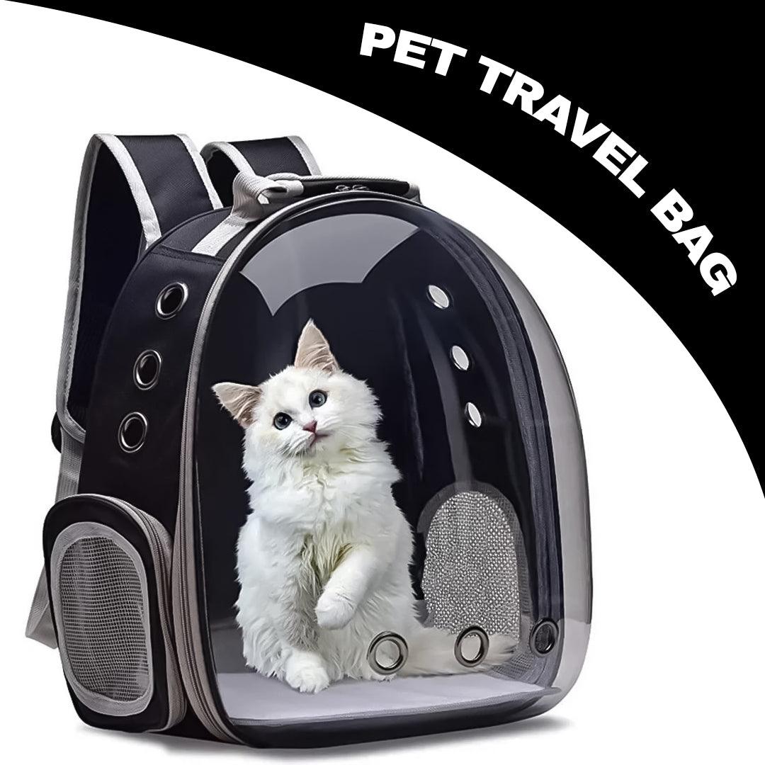 Cat Travel Backpack - Astronaut Window Dog Cat Pet Travel Bag Carrier Breathable Transparent Backpack