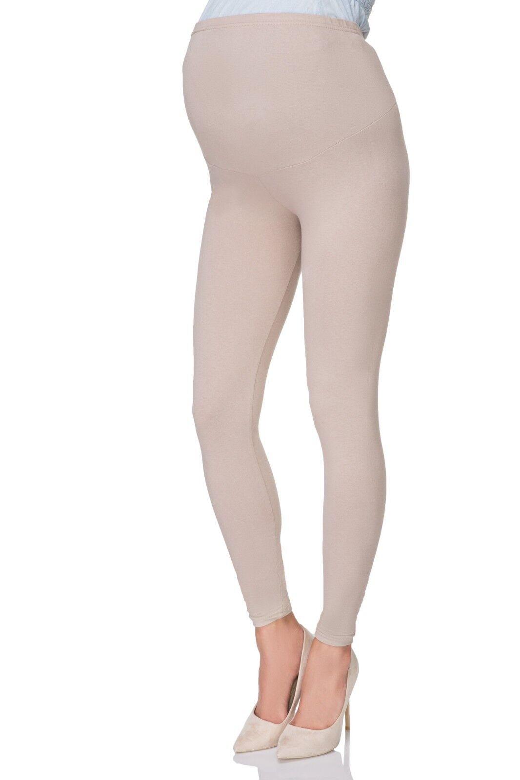 Fleece Lined Maternity Leggings - Mom Thick Leggings Soft Warm Full Length Cotton Pregnancy Pants