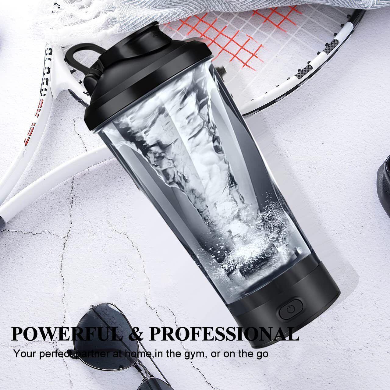 Electric Protein Shaker Bottle - Made with Tritan BPA Free USB Rechargeable
