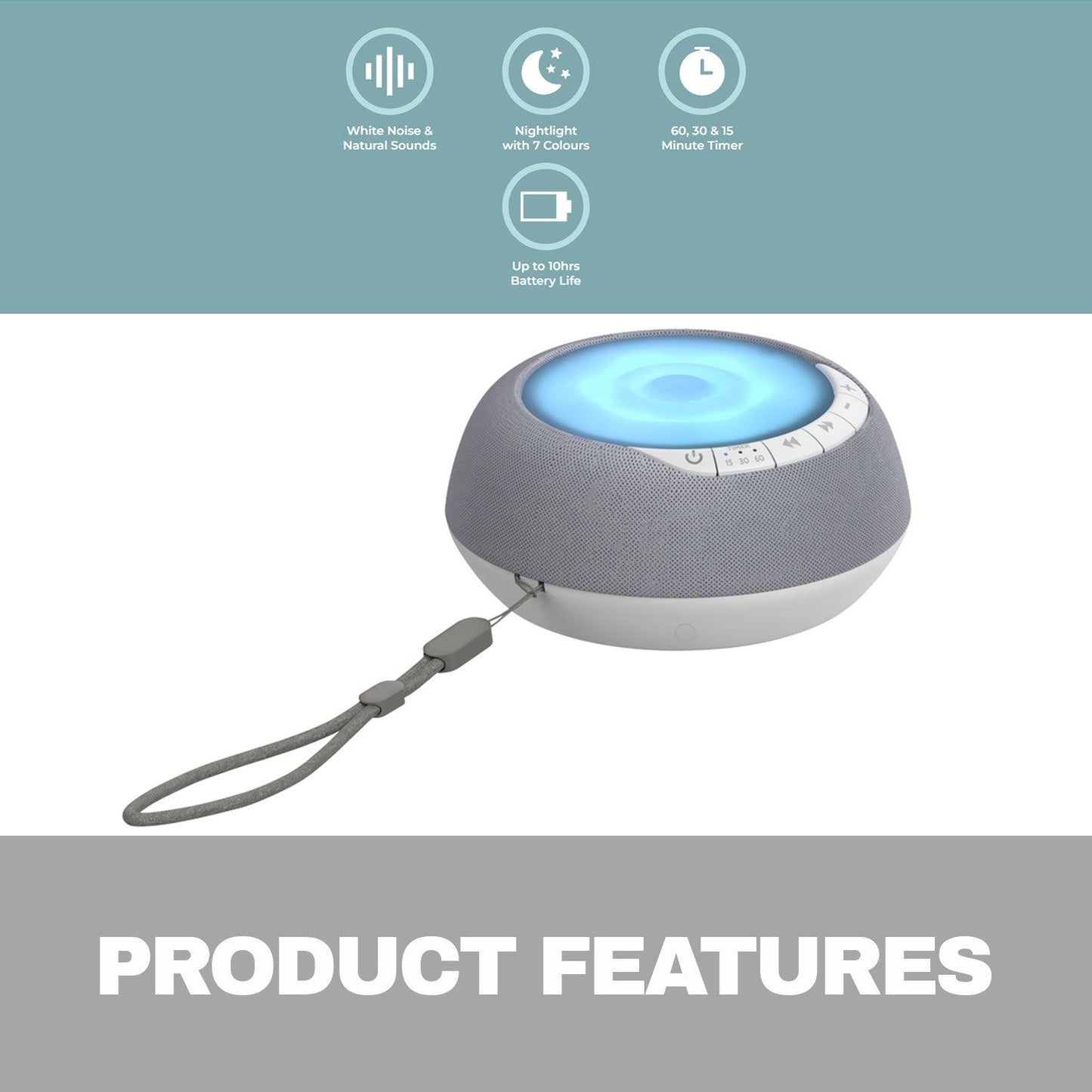 Sound Machines for Sleeping - Calming Sleep Aid White Noise Therapy Sound Machine