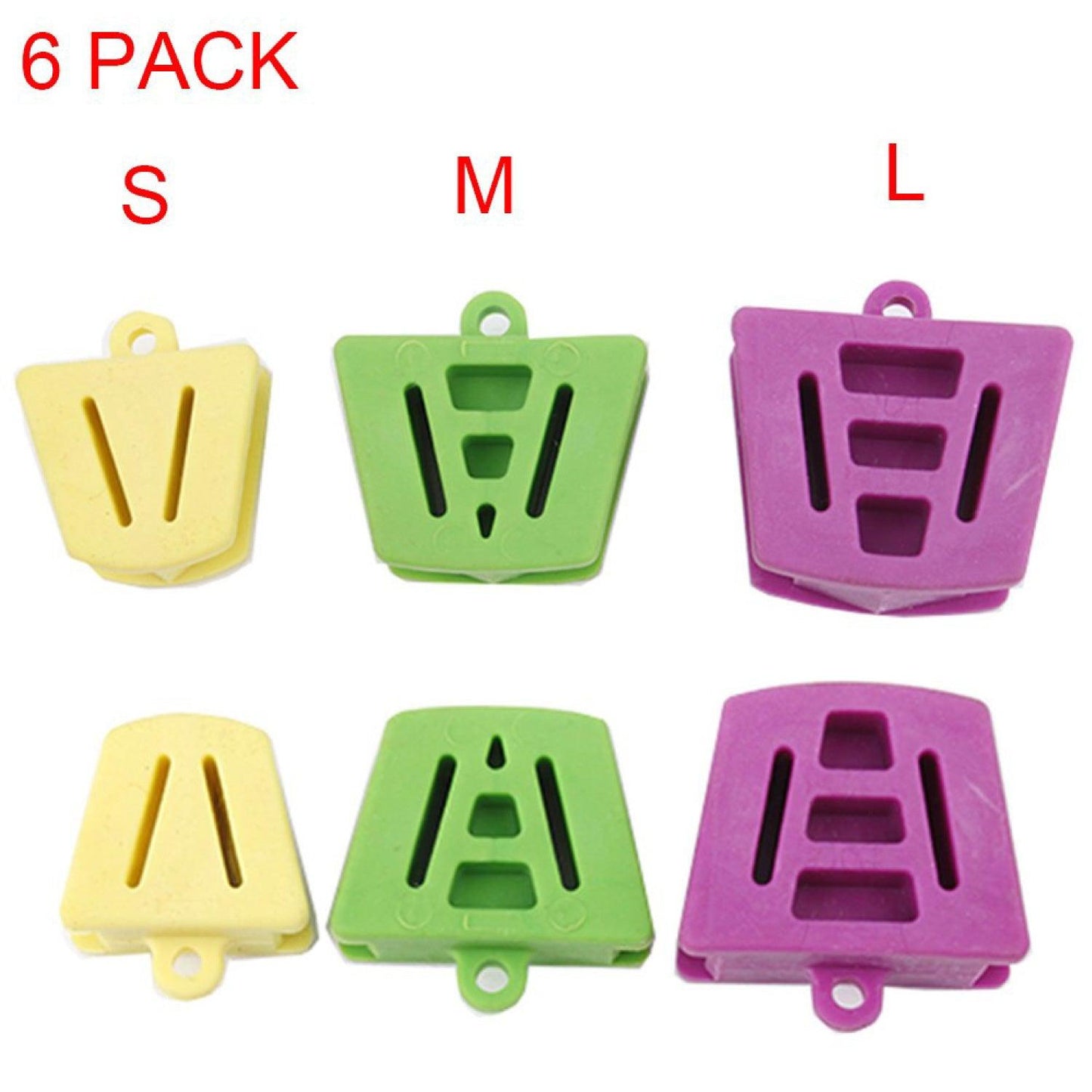 Dental Bite Block - 3 pcs Dental Silicone Occlusal Pad Rubber Bite Blocks Mouth Prop