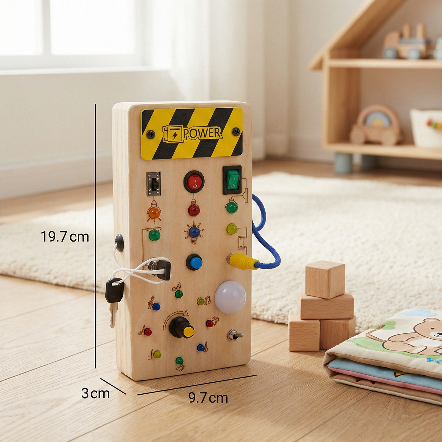 Montessori Wooden Activity Board