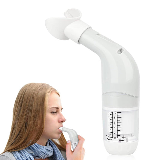 Breath Training Device - Deep Breath Trainer Exerciser Strength Lungs