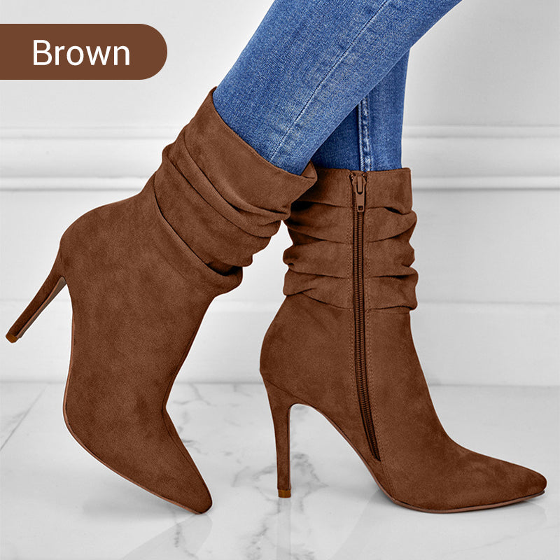 High Heel Pointed Toe Boots