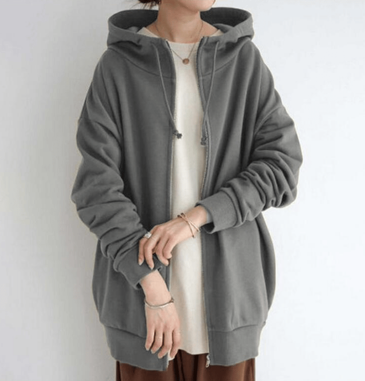 💖Women's Autumn/Winter Zipper Hooded Sweater