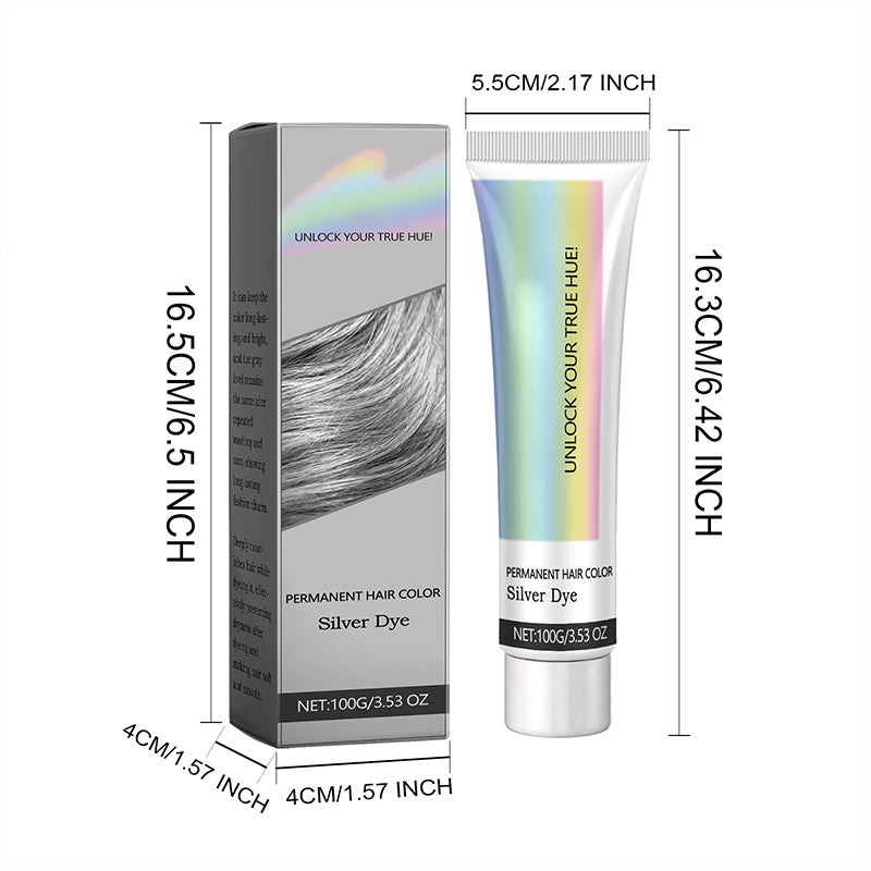 💥2025 new upgrade🎁2-in-1 Natural Essence Extract Silver Hair Dye