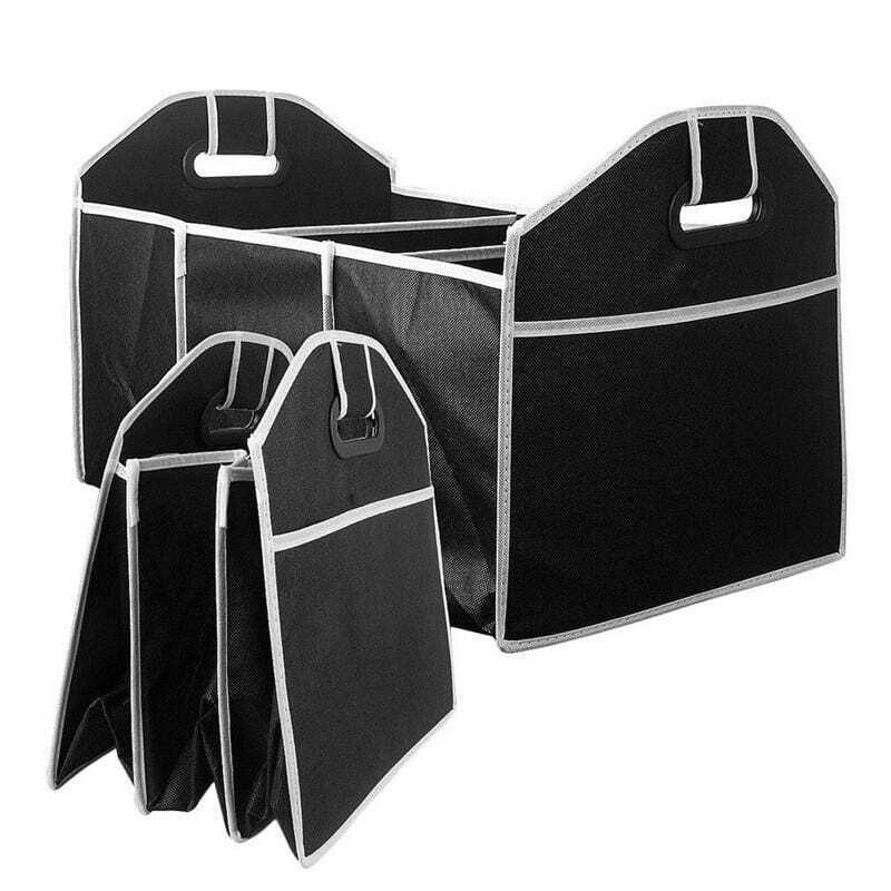 Car Boot Organiser - Heavy Duty Collapsible Foldable Tidy Pocket Storage