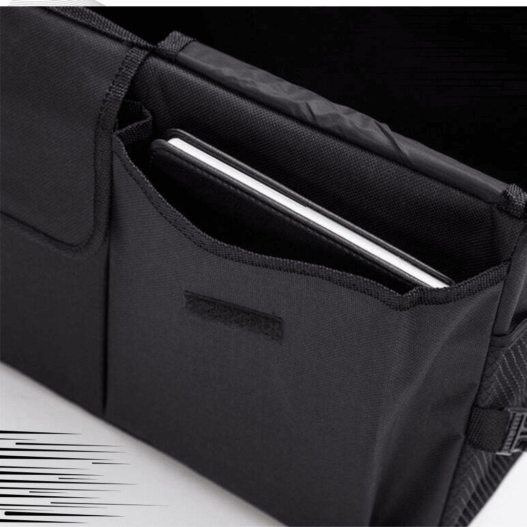 Car Boot Organiser - Heavy Duty Collapsible Foldable Tidy Pocket Storage