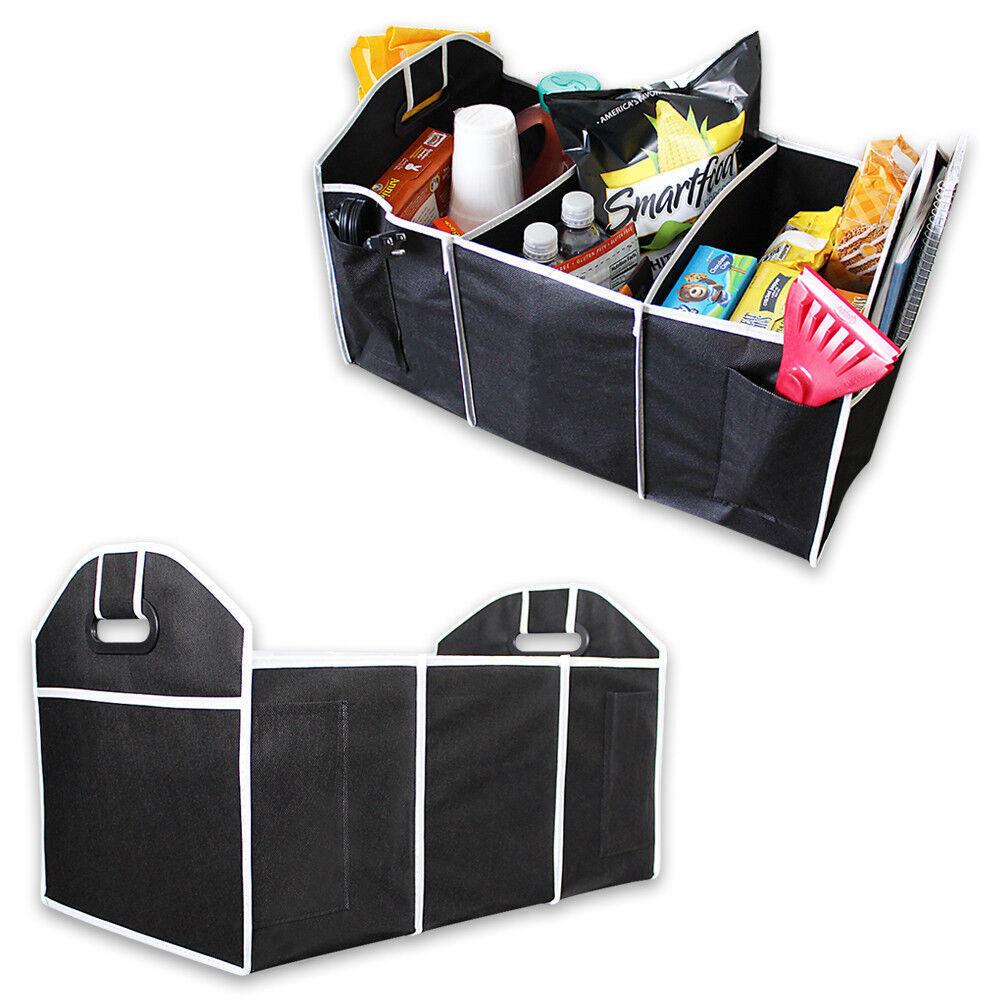 Car Boot Organiser - Heavy Duty Collapsible Foldable Tidy Pocket Storage