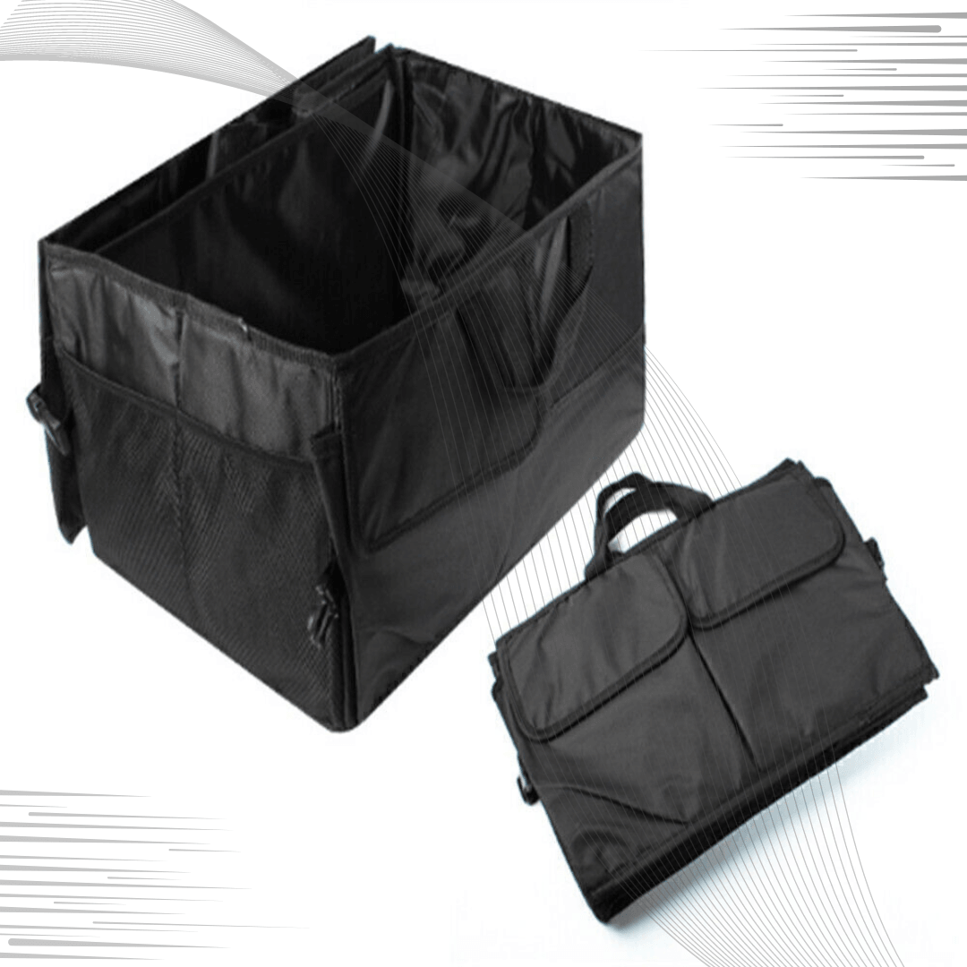 Car Boot Organiser - Heavy Duty Collapsible Foldable Tidy Pocket Storage