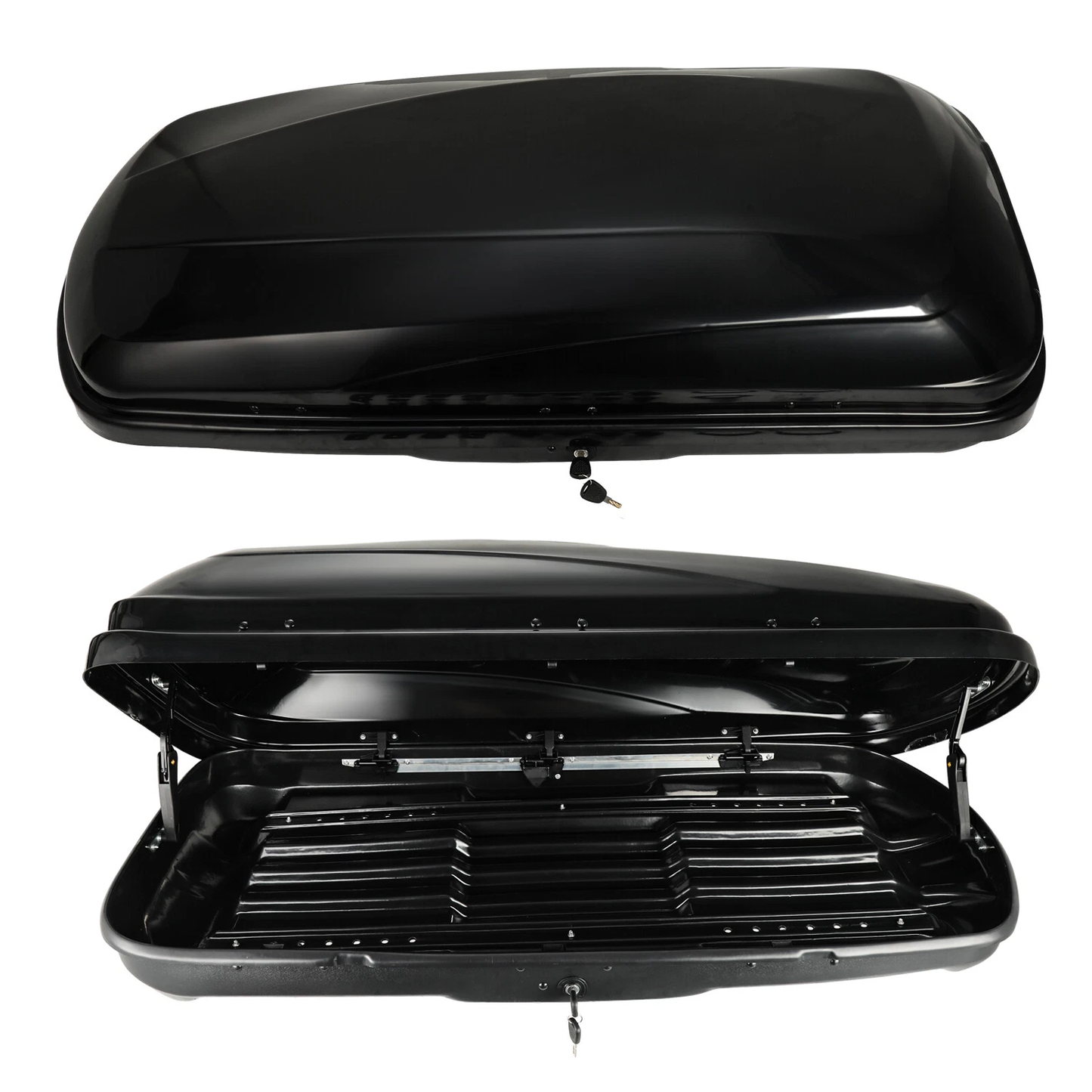 Car Roof Box – 320 Litre Lockable Hard Shell Roof Luggage Storage Carrier