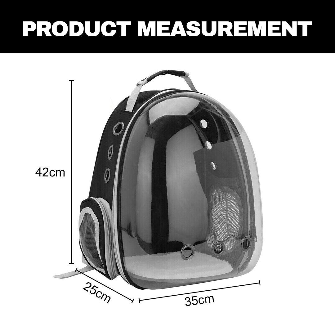 Cat Travel Backpack - Astronaut Window Dog Cat Pet Travel Bag Carrier Breathable Transparent Backpack