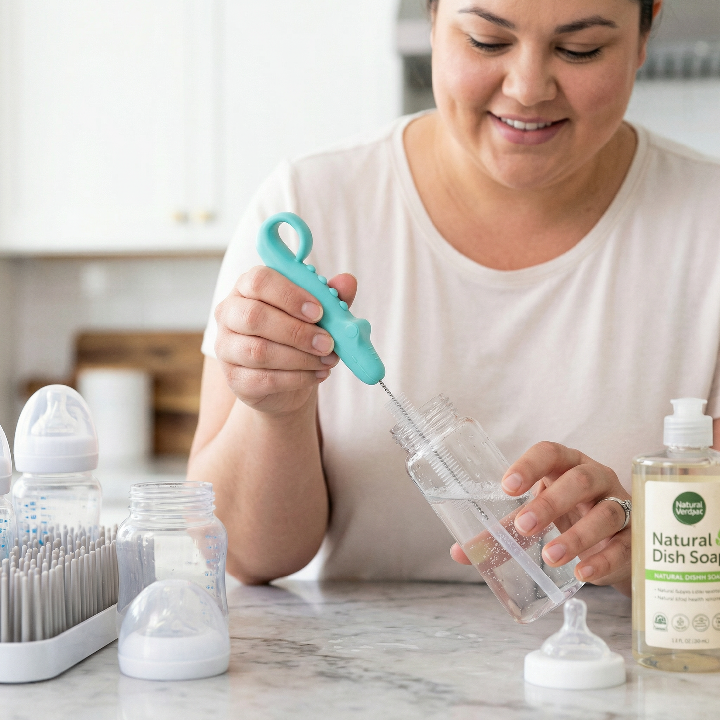 Flexible Straw Cleaning Brush – Long Tube Cleaner for Bottles, Pacifiers & Cups